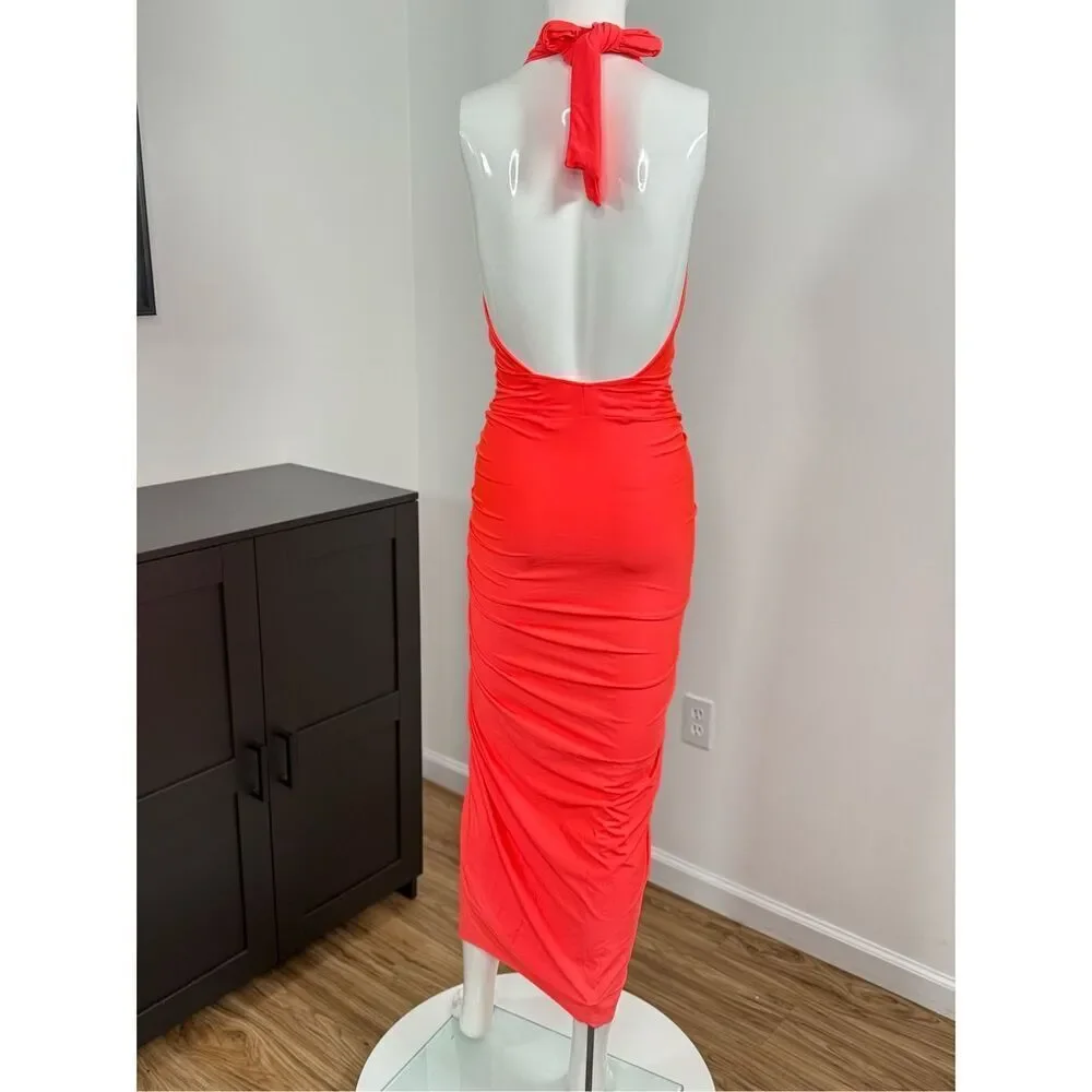 Baobab Kena stretch jersey midi dress Size Small